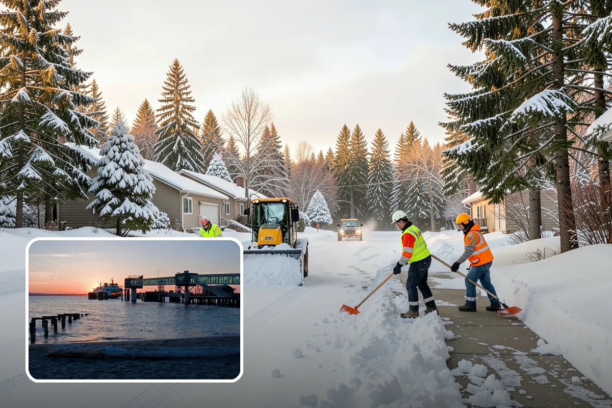 Alleyway Snow Removal in Edmonds, Snohomish County, WA - Reaches tight spaces that full-size plows cannot service