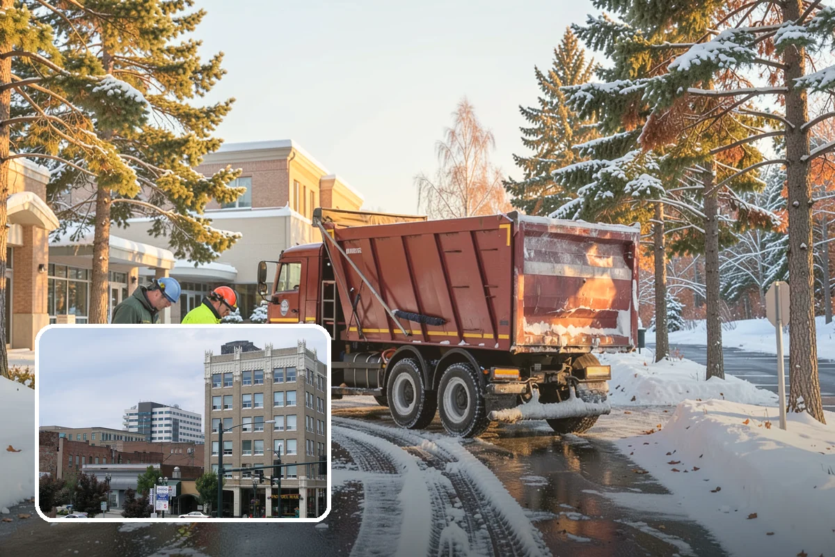Alleyway Snow Removal in Everett, Snohomish County, WA - Reaches tight spaces that full-size plows cannot service