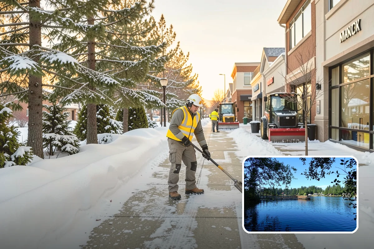 Alleyway Snow Removal in Federal Way, King County, WA - Reaches tight spaces that full-size plows cannot service