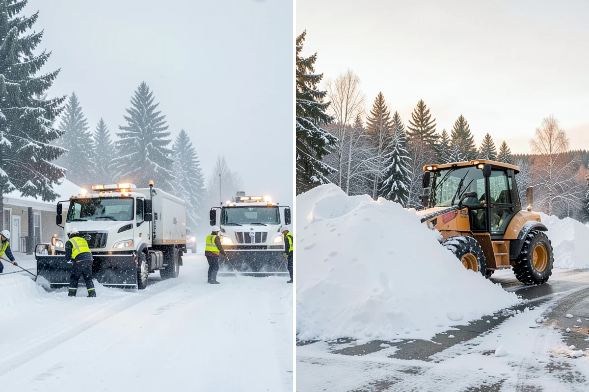 Alleyway Snow Removal in Federal Way, King County, WA - Clear the alley with compact equipment sized to the width