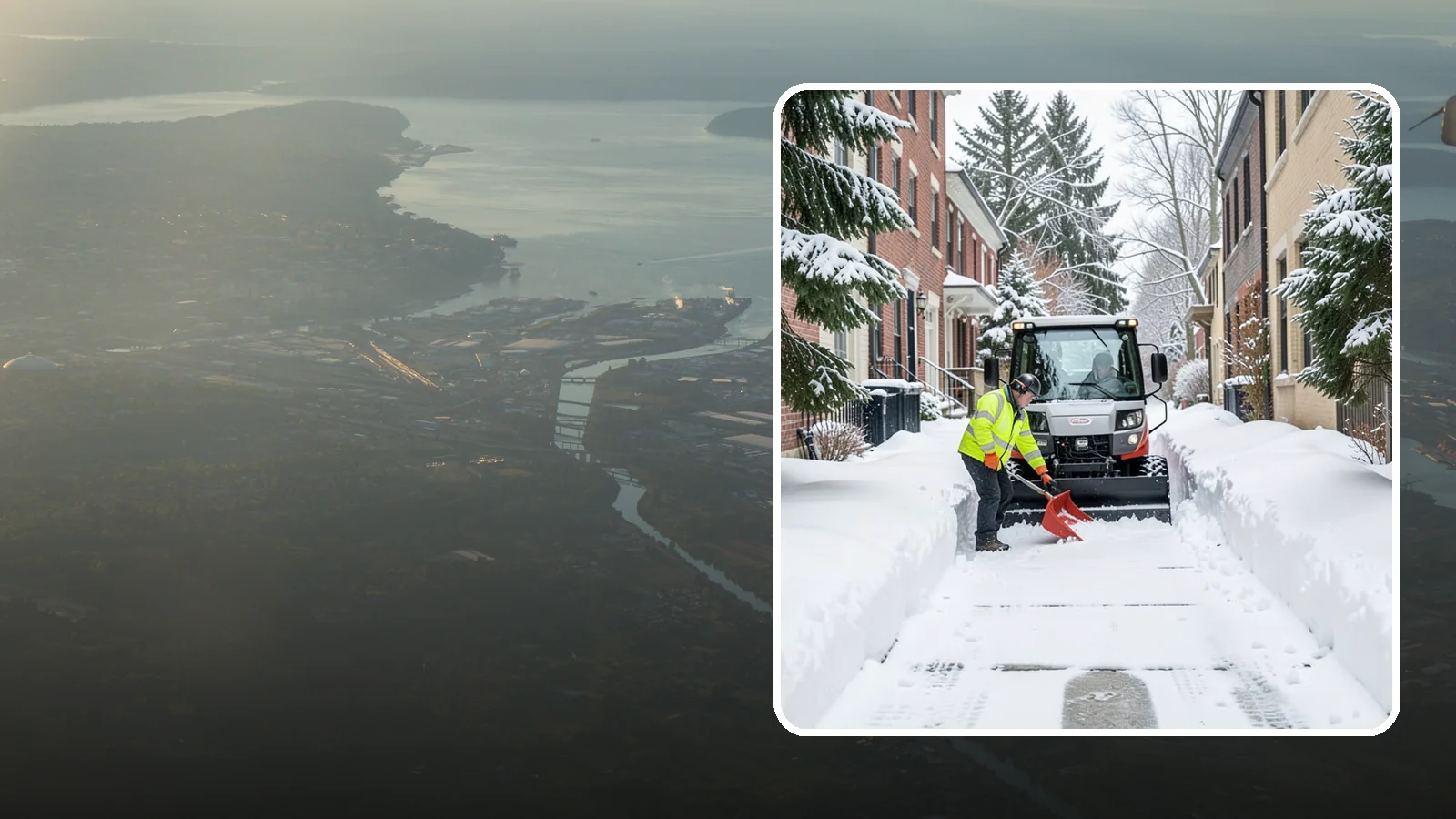 Alleyway Snow Removal in Fife, Pierce County, WA - Clearing of tight urban and residential alleyways that plows cannot easily reach but tenants and trucks still depend on.