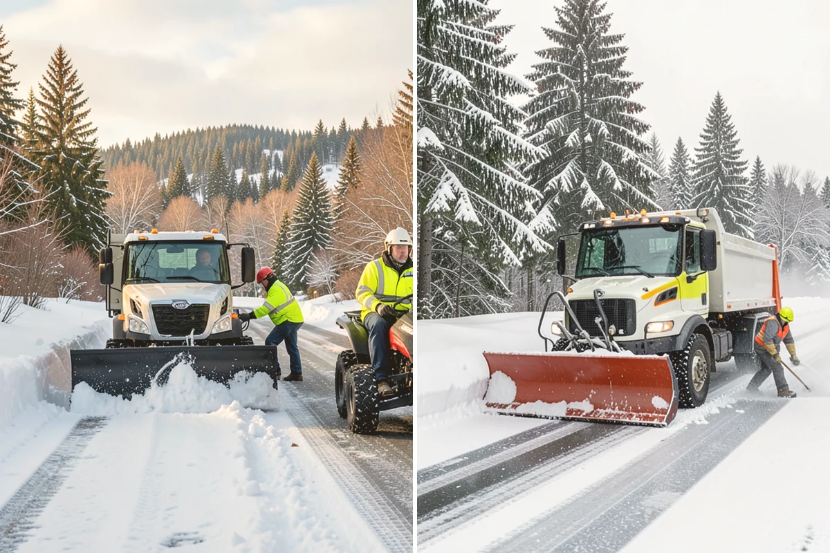 Alleyway Snow Removal in Fife, Pierce County, WA - Clear the alley with compact equipment sized to the width