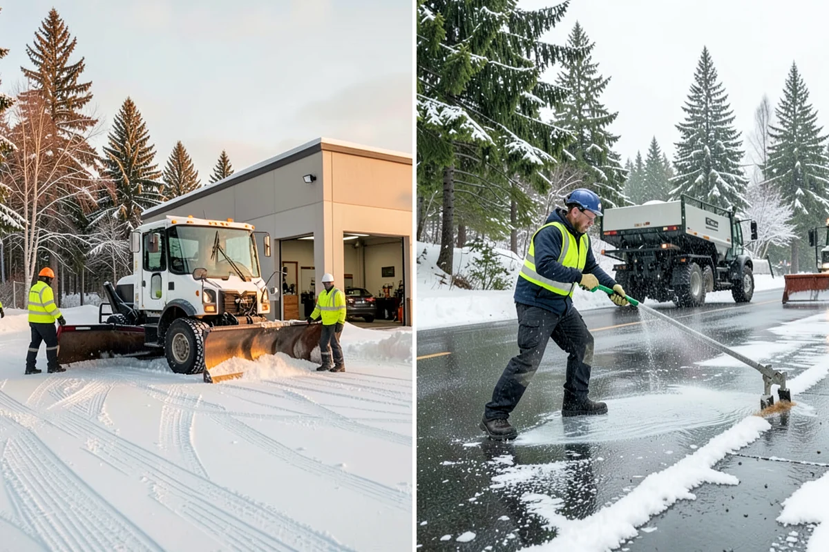 Alleyway Snow Removal in Fircrest, Pierce County, WA - Clear the alley with compact equipment sized to the width