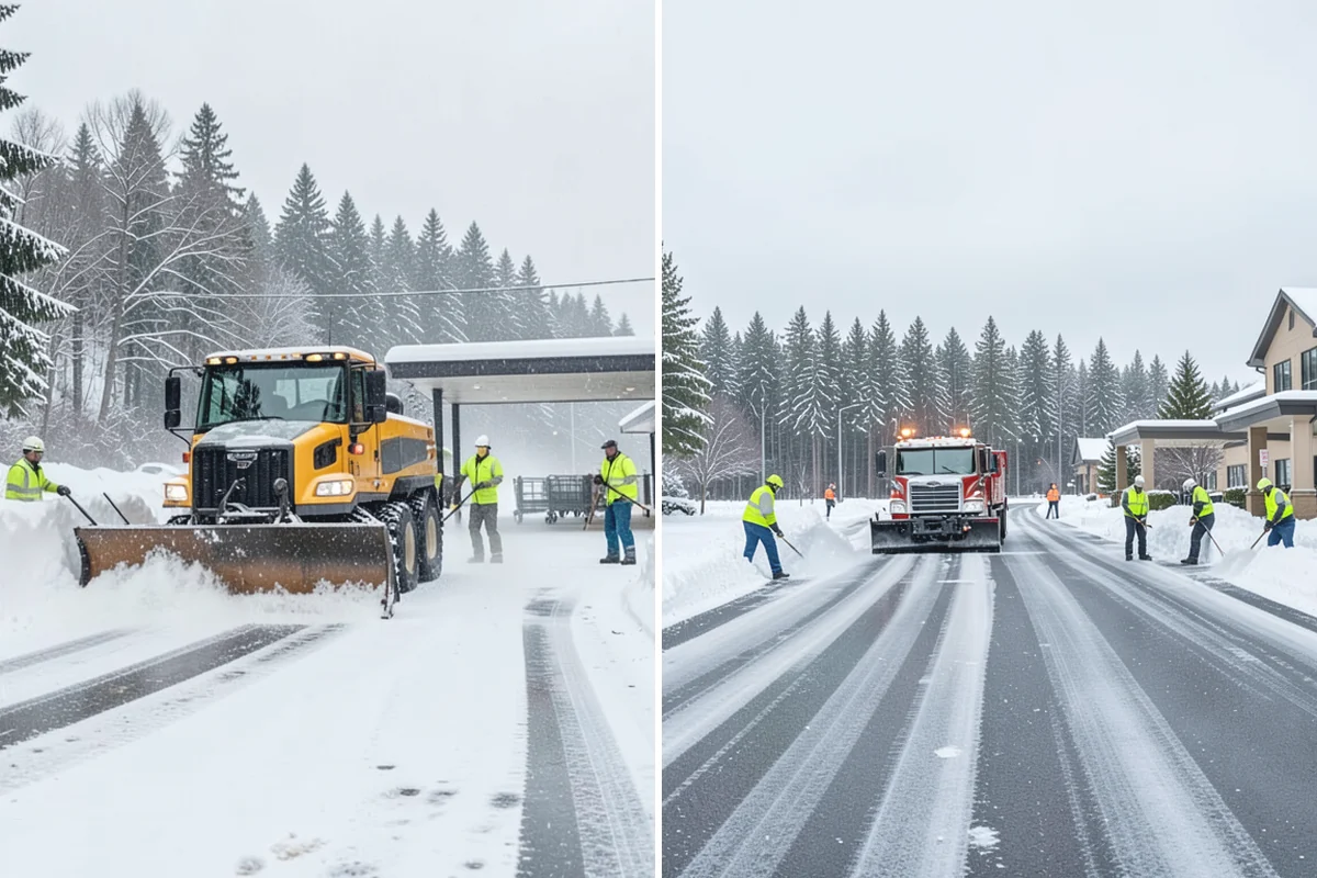 Alleyway Snow Removal in Gold Bar, Snohomish County, WA - Clear the alley with compact equipment sized to the width