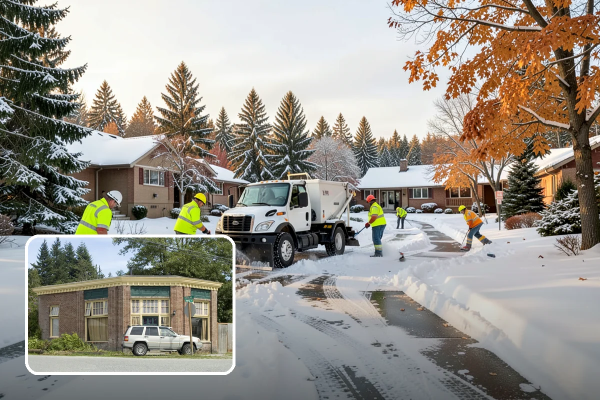 Alleyway Snow Removal in Hamilton, Skagit County, WA - Reaches tight spaces that full-size plows cannot service