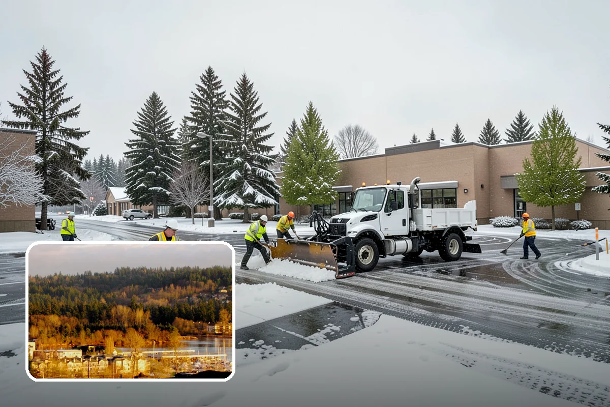 Alleyway Snow Removal in Kenmore, King County, WA - Reaches tight spaces that full-size plows cannot service
