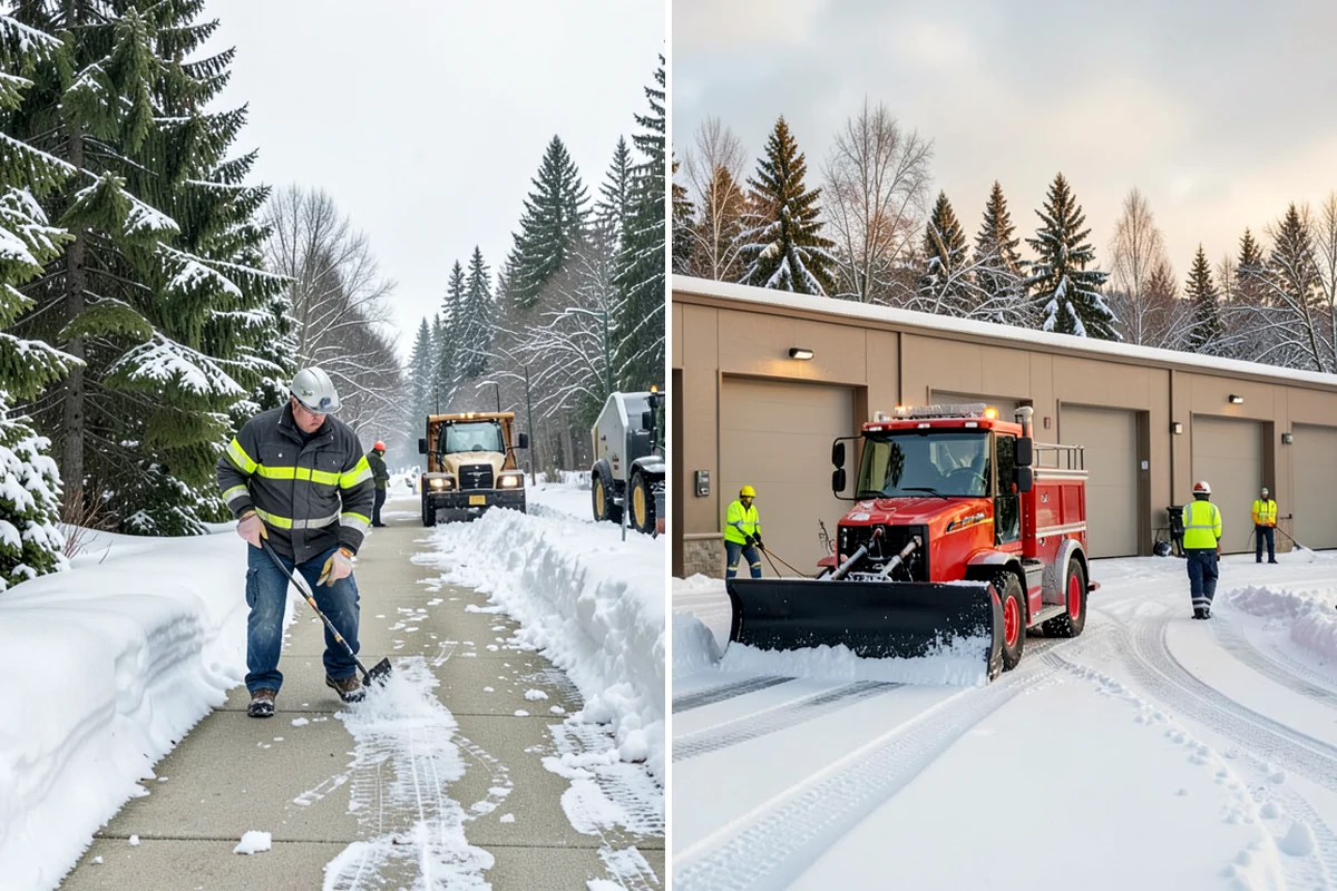 Alleyway Snow Removal in Kenmore, King County, WA - Clear the alley with compact equipment sized to the width