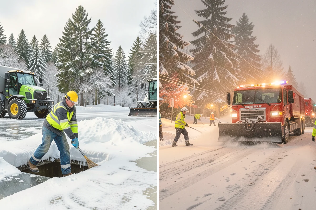 Alleyway Snow Removal in Kirkland, King County, WA - Clear the alley with compact equipment sized to the width