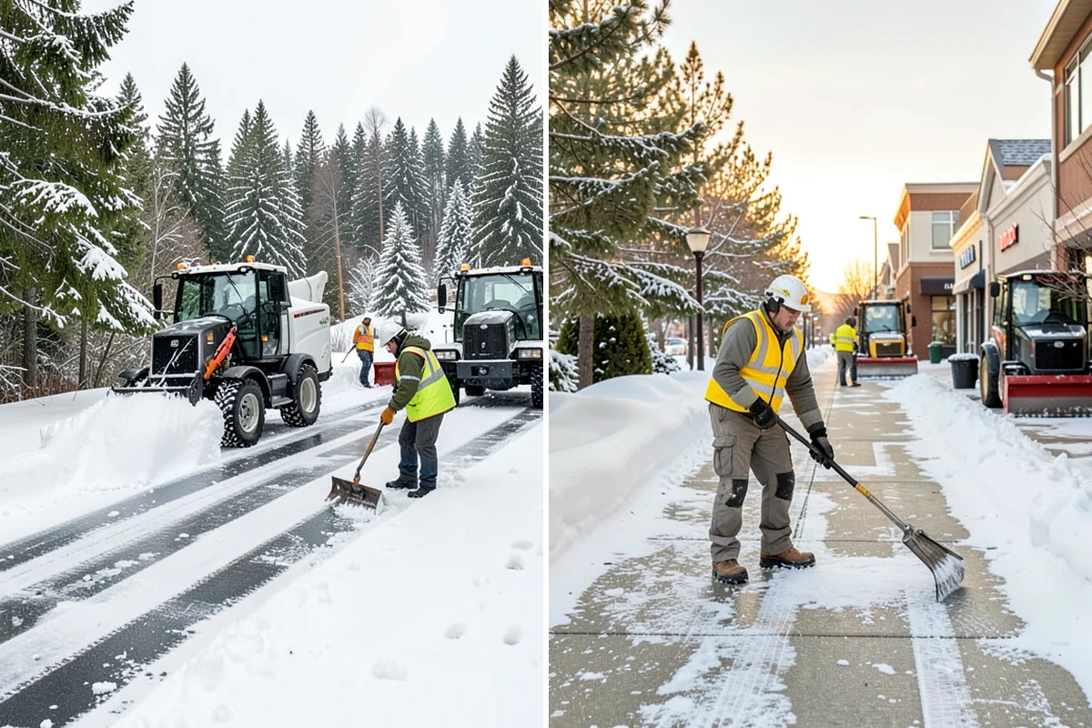 Alleyway Snow Removal in Lake Forest Park, King County, WA - Clear the alley with compact equipment sized to the width