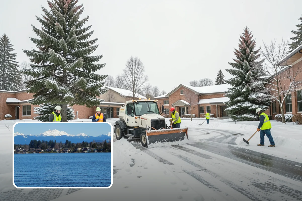 Alleyway Snow Removal in Lake Stevens, Snohomish County, WA - Reaches tight spaces that full-size plows cannot service