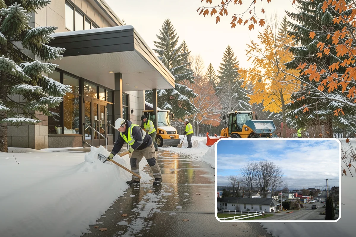 Alleyway Snow Removal in Langley, Island County, WA - Reaches tight spaces that full-size plows cannot service