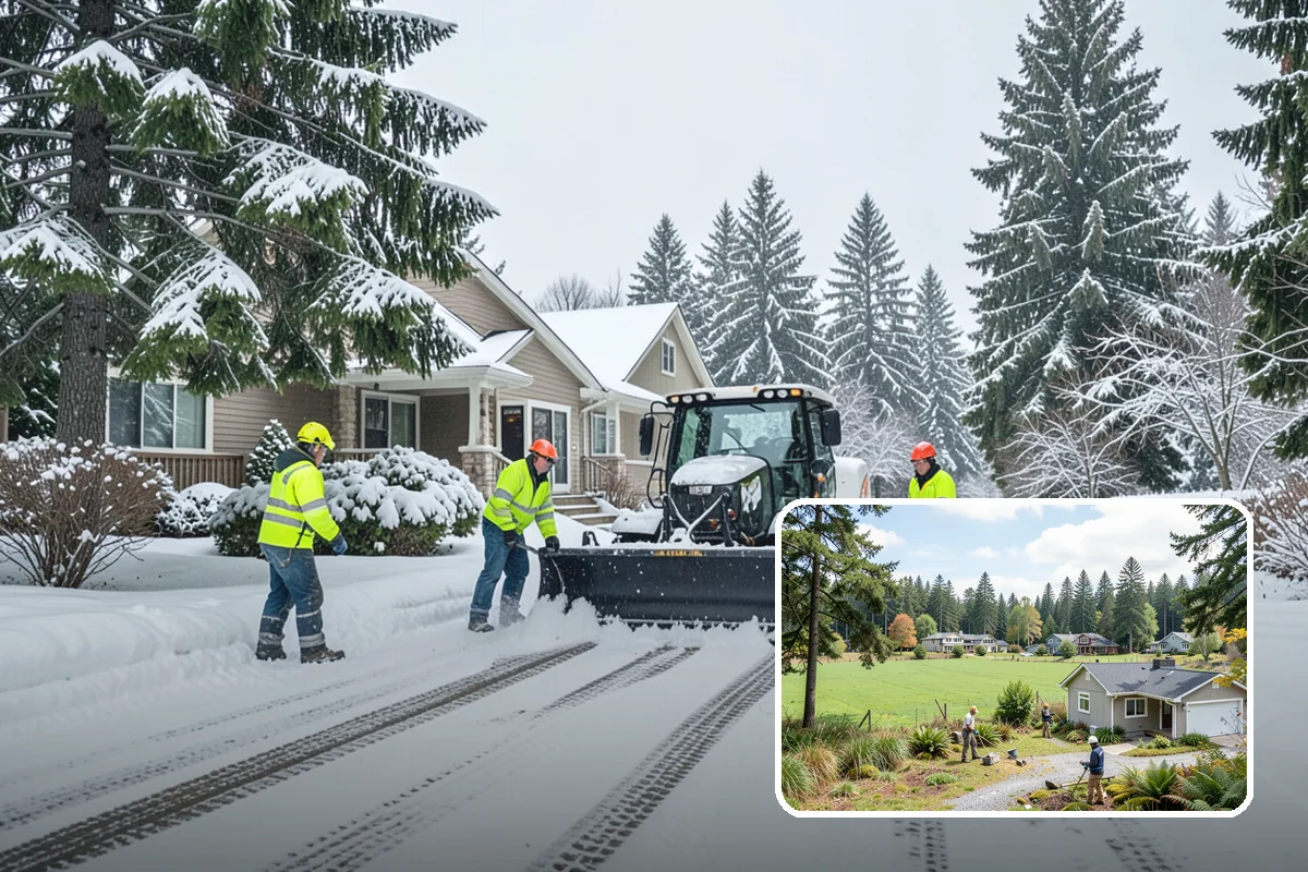 Alleyway Snow Removal in Lyman, Skagit County, WA - Reaches tight spaces that full-size plows cannot service