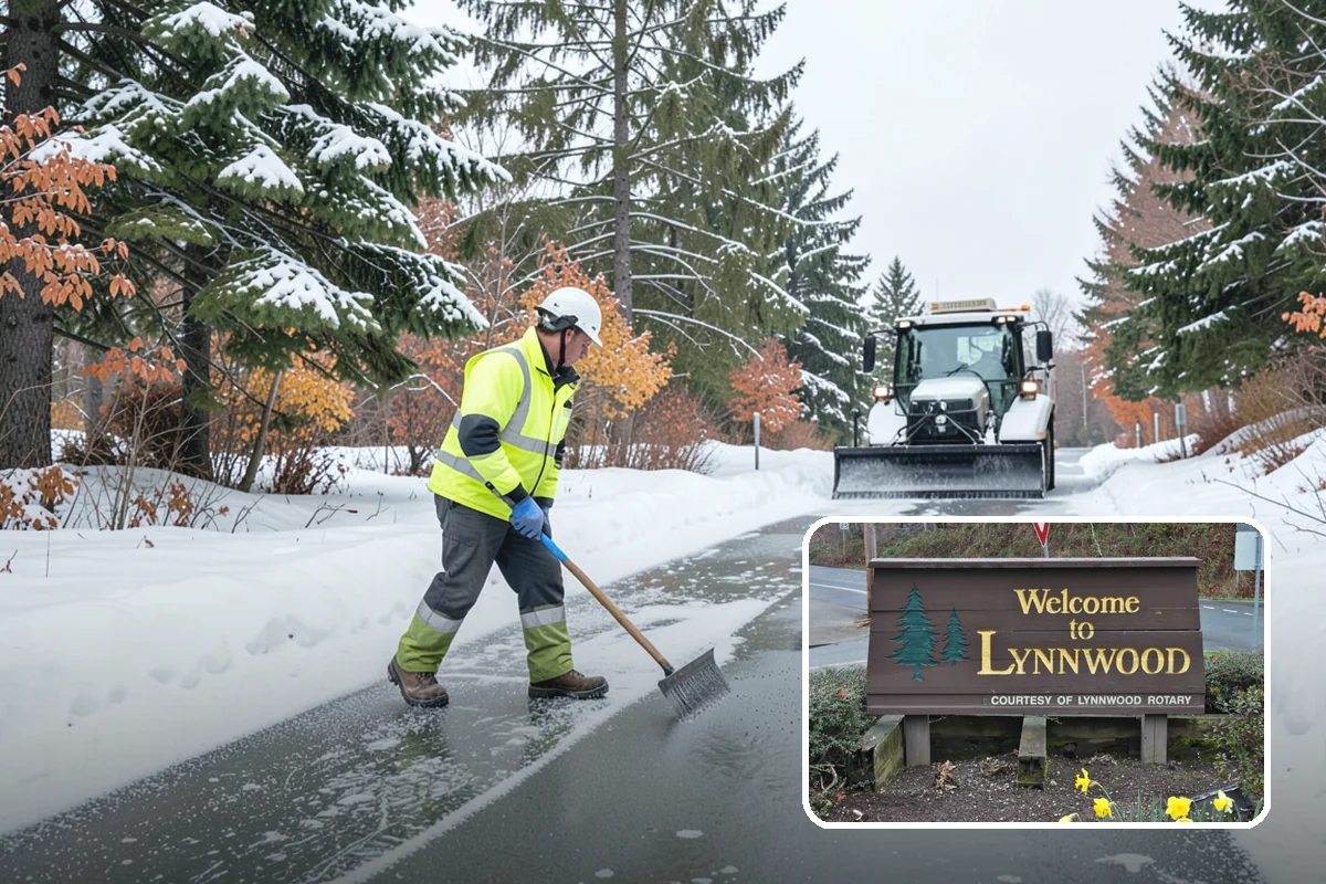Alleyway Snow Removal in Lynnwood, Snohomish County, WA - Reaches tight spaces that full-size plows cannot service