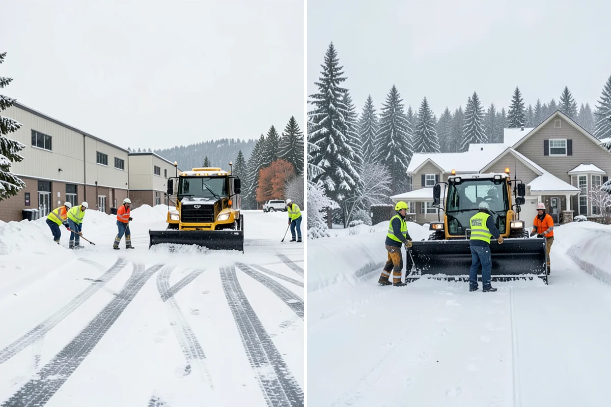 Alleyway Snow Removal in Maple Valley, King County, WA - Clear the alley with compact equipment sized to the width