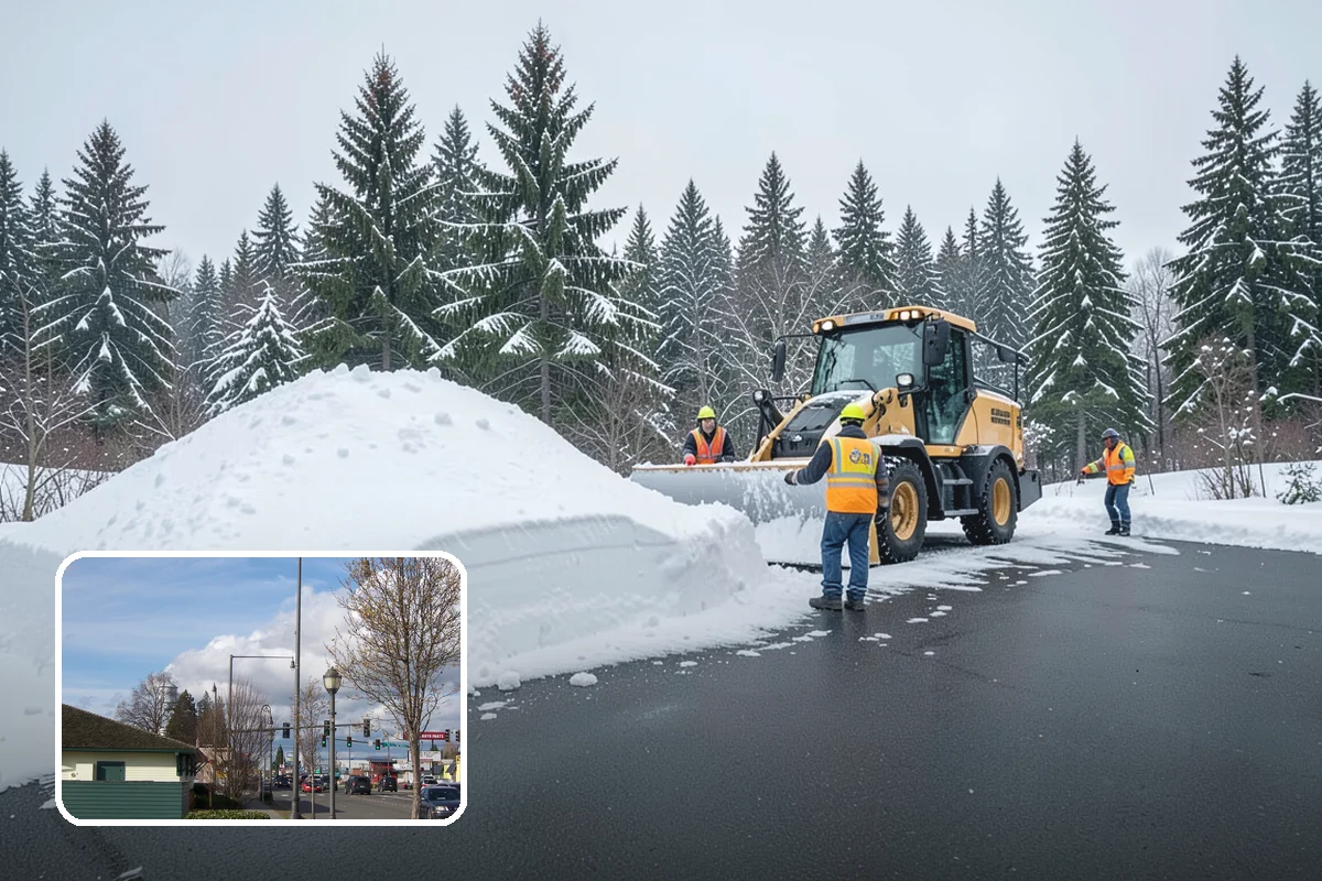 Alleyway Snow Removal in Marysville, Snohomish County, WA - Reaches tight spaces that full-size plows cannot service