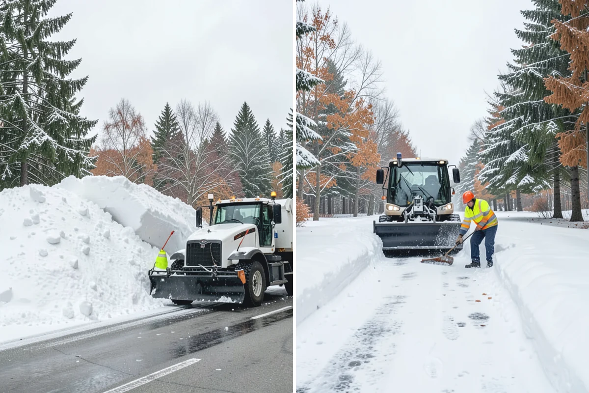 Alleyway Snow Removal in Marysville, Snohomish County, WA - Clear the alley with compact equipment sized to the width