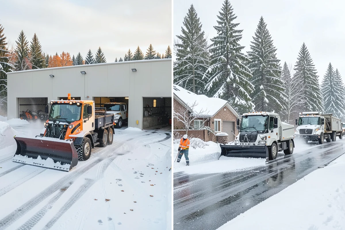 Alleyway Snow Removal in Medina, King County, WA - Clear the alley with compact equipment sized to the width