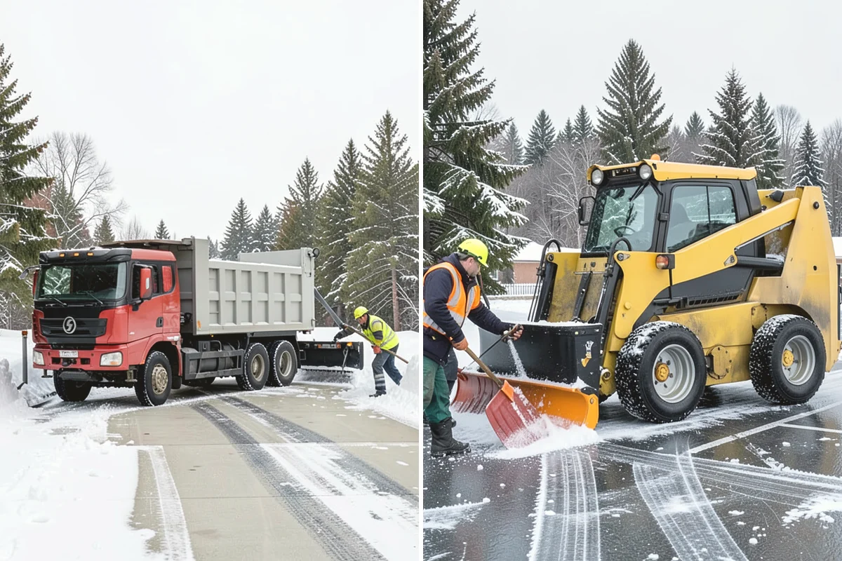 Alleyway Snow Removal in Mercer Island, King County, WA - Clear the alley with compact equipment sized to the width