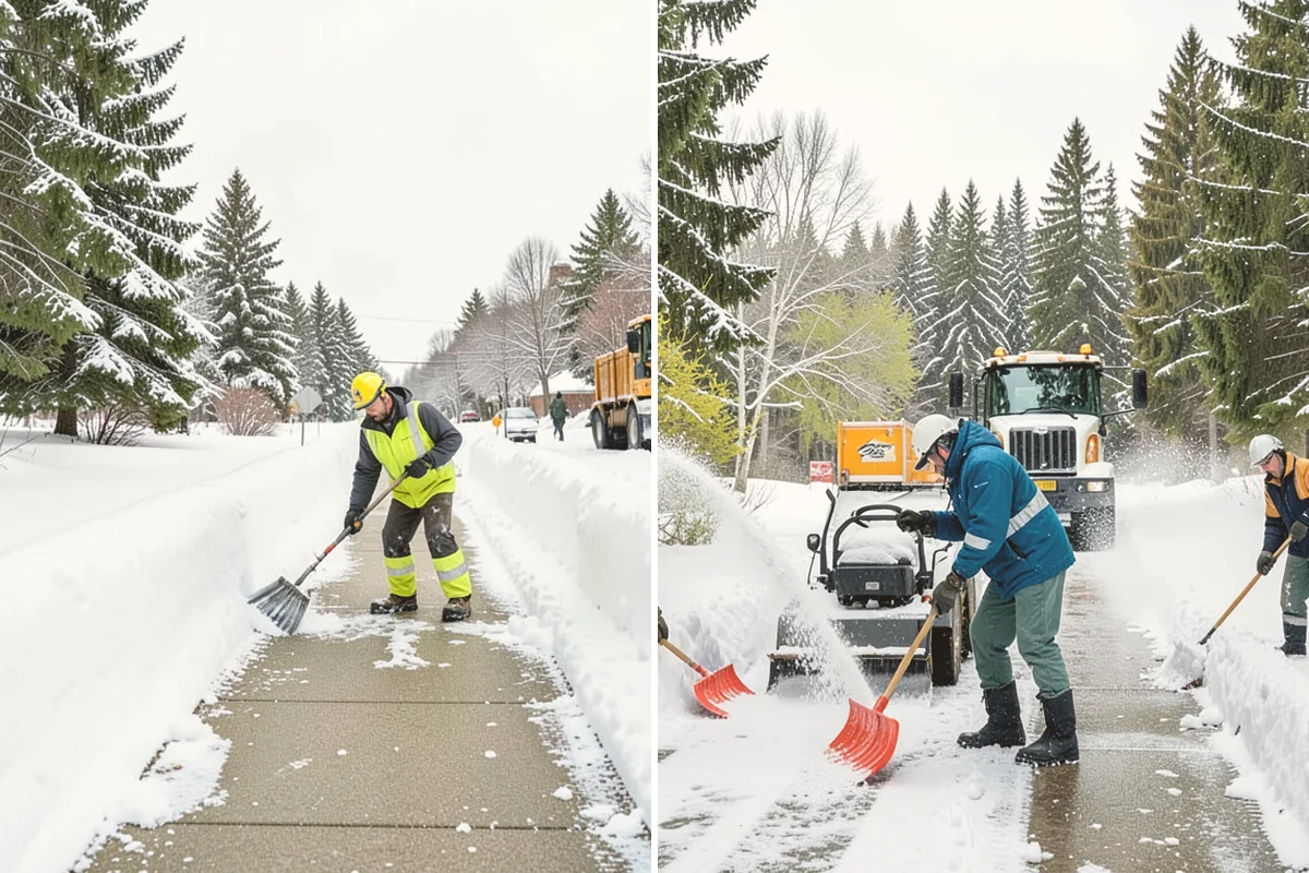 Alleyway Snow Removal in Mount Vernon, Skagit County, WA - Clear the alley with compact equipment sized to the width