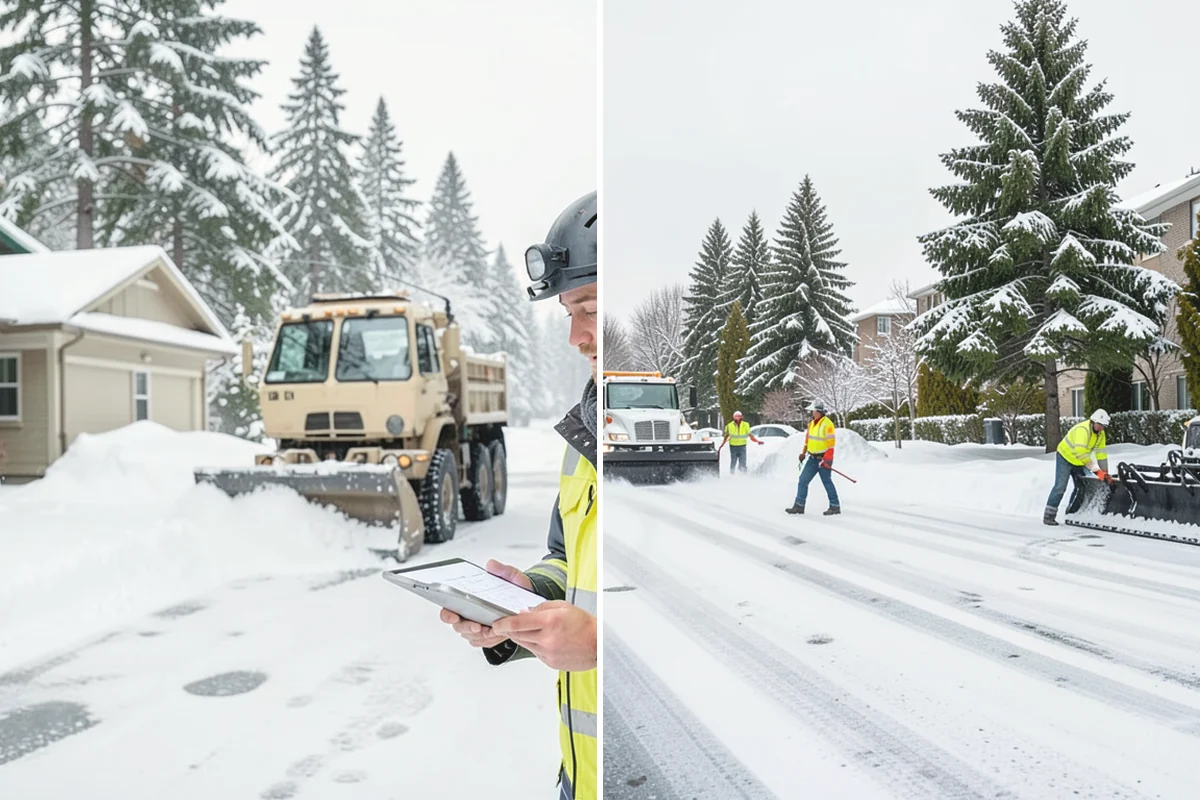 Alleyway Snow Removal in Mountlake Terrace, Snohomish County, WA - Clear the alley with compact equipment sized to the width