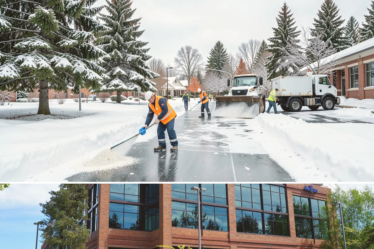Alleyway Snow Removal in Mountlake Terrace, Snohomish County, WA - Schedule alley service alongside your storefront clearing whenever lowland snow is forecast, most often December through February.