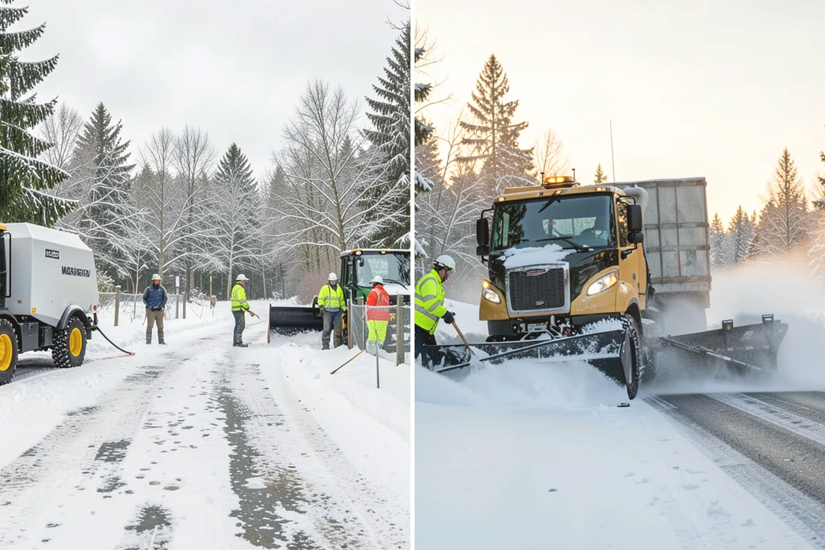 Alleyway Snow Removal in Mukilteo, Snohomish County, WA - Clear the alley with compact equipment sized to the width