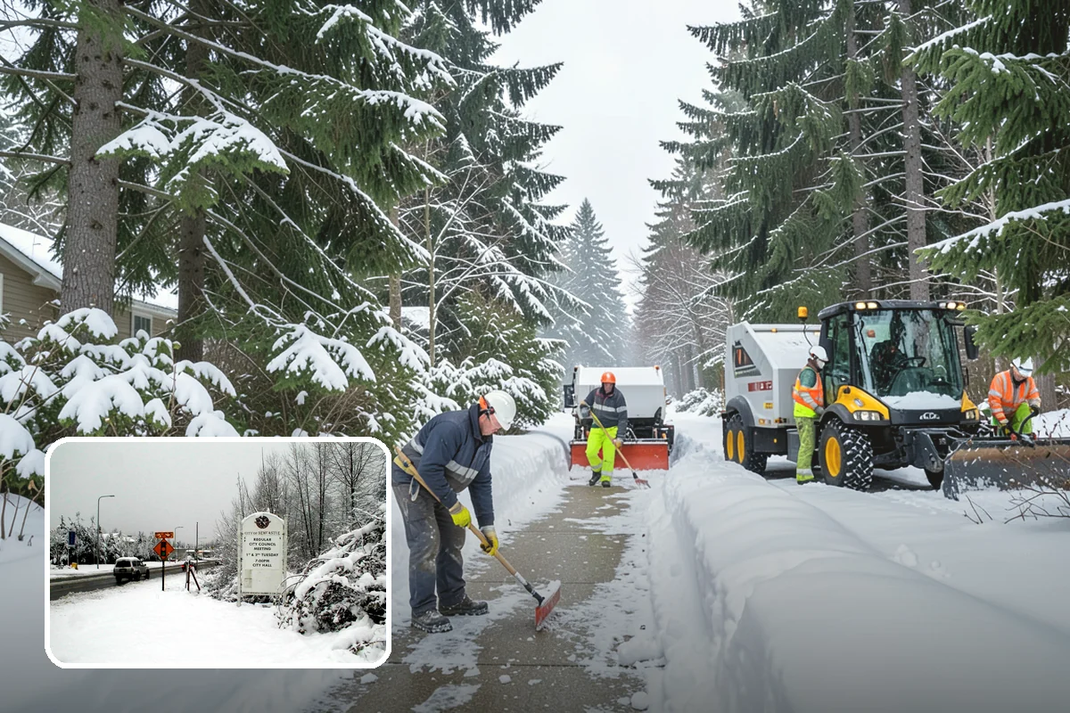 Alleyway Snow Removal in Newcastle, King County, WA - Reaches tight spaces that full-size plows cannot service