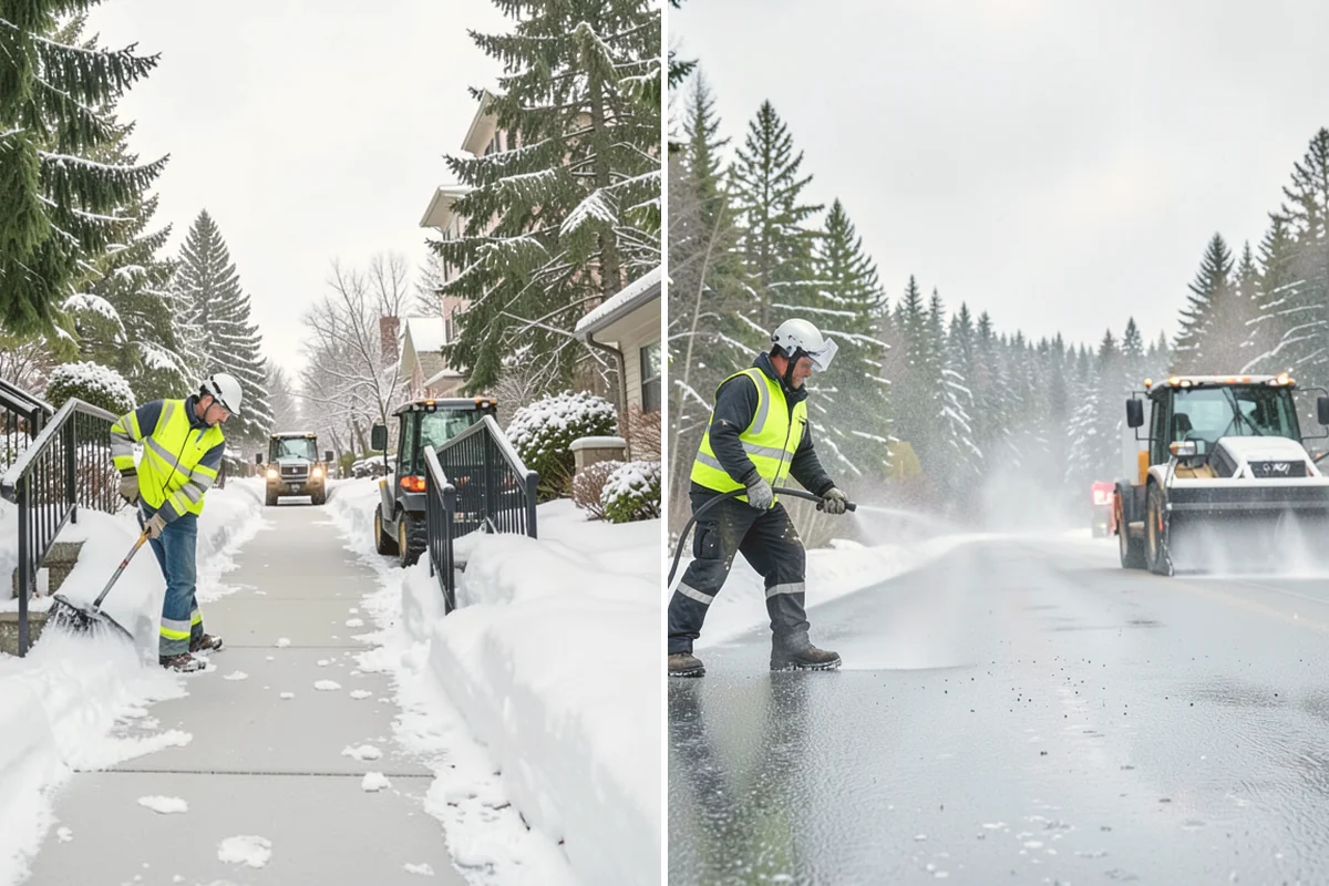 Alleyway Snow Removal in Newcastle, King County, WA - Clear the alley with compact equipment sized to the width
