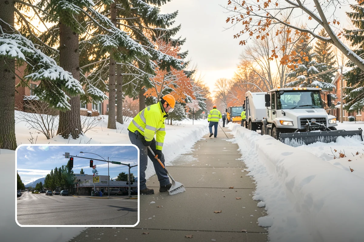 Alleyway Snow Removal in North Bend, King County, WA - Reaches tight spaces that full-size plows cannot service
