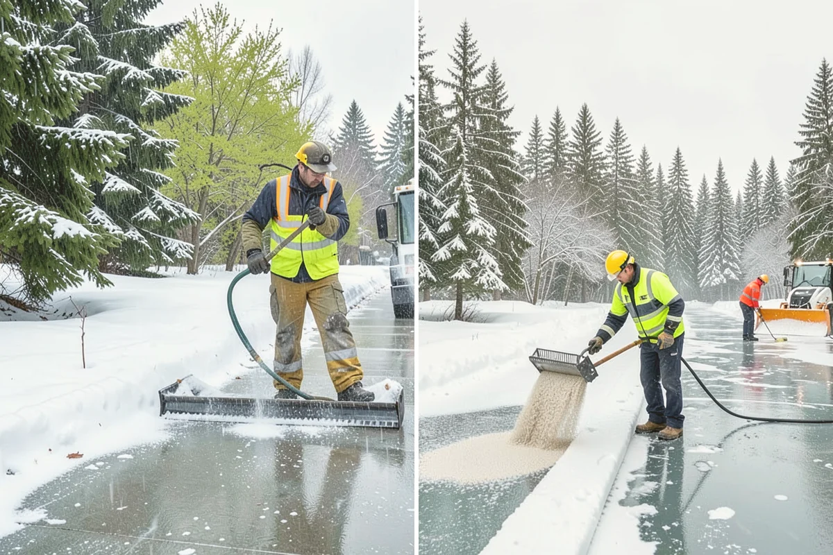 Alleyway Snow Removal in Orting, Pierce County, WA - Clear the alley with compact equipment sized to the width