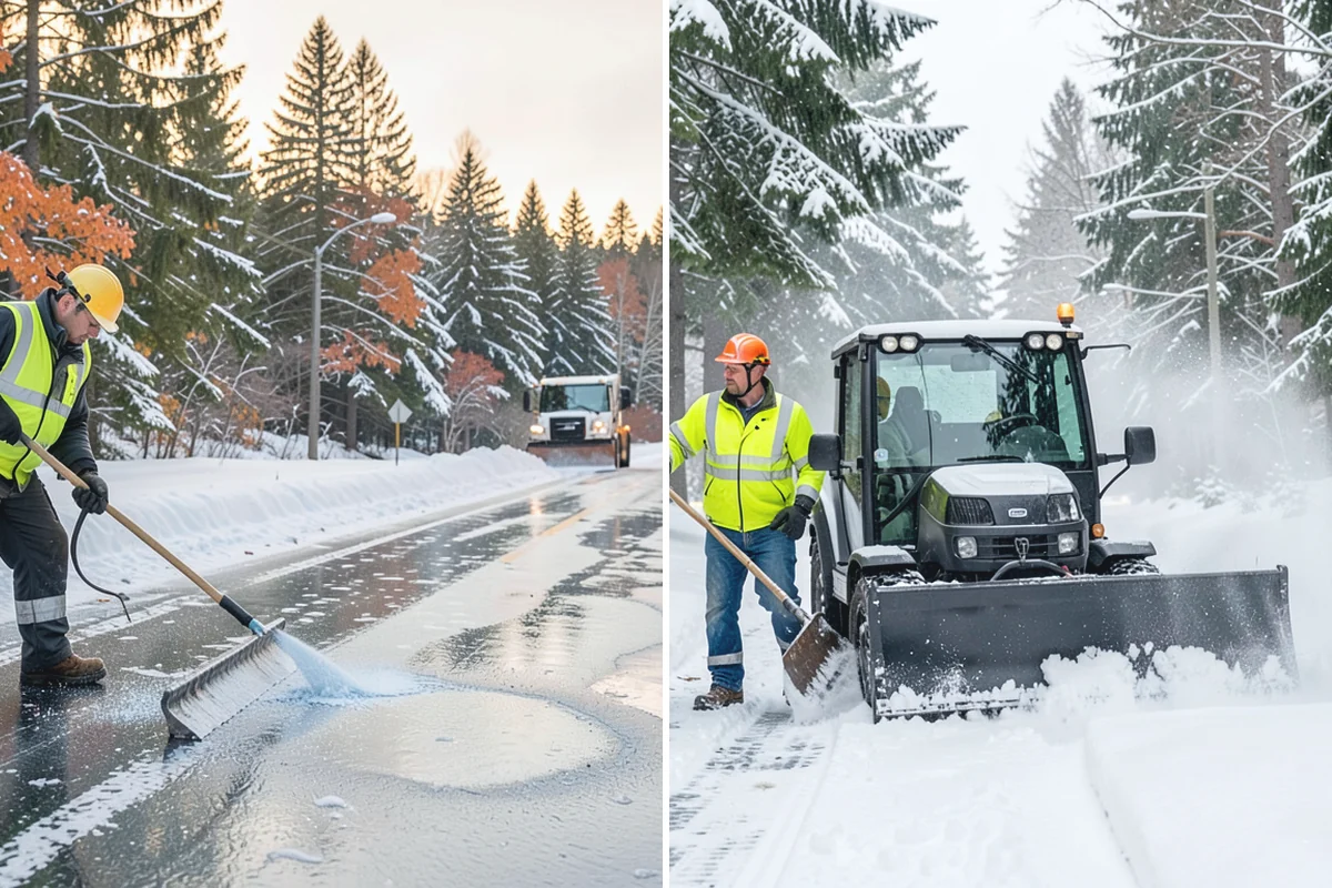 Alleyway Snow Removal in Redmond, King County, WA - Clear the alley with compact equipment sized to the width