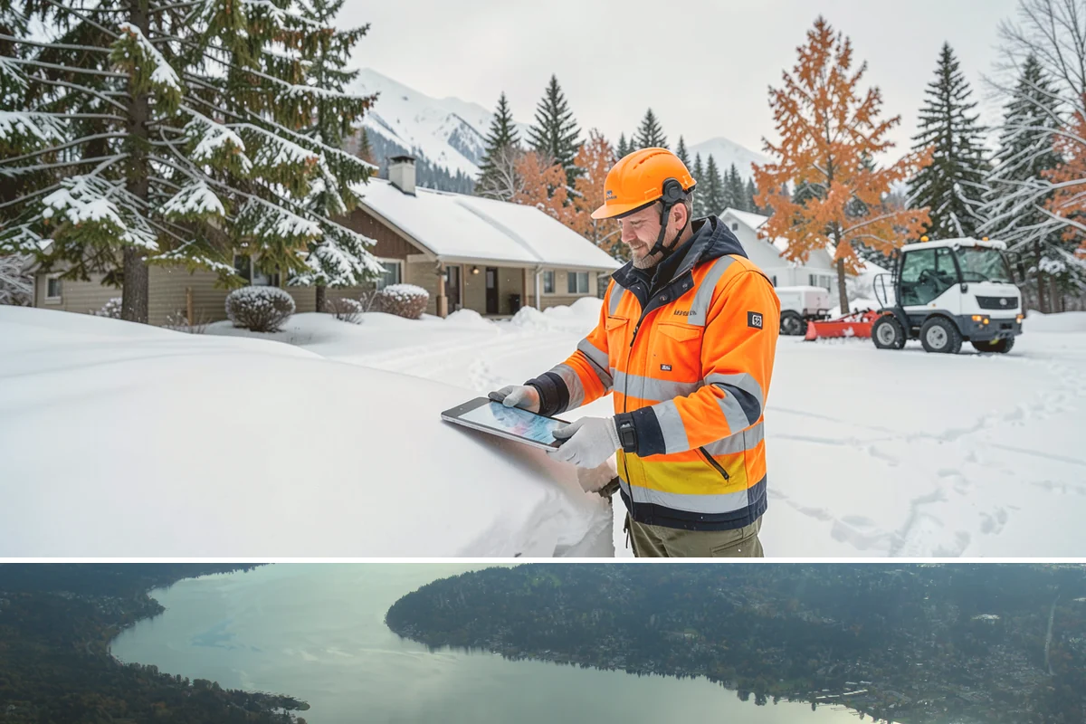 Alleyway Snow Removal in Sammamish, King County, WA - Schedule alley service alongside your storefront clearing whenever lowland snow is forecast, most often December through February.