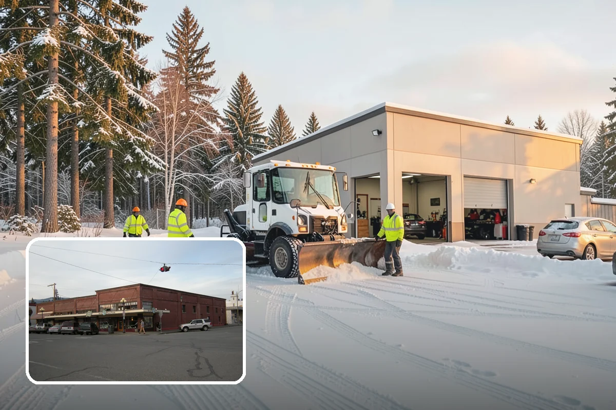 Alleyway Snow Removal in Sedro-Woolley, Skagit County, WA - Reaches tight spaces that full-size plows cannot service