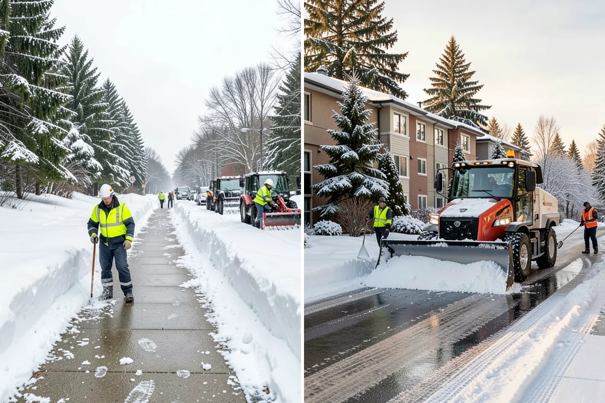 Alleyway Snow Removal in Sedro-Woolley, Skagit County, WA - Clear the alley with compact equipment sized to the width