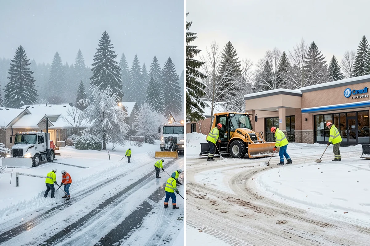 Alleyway Snow Removal in Shoreline, King County, WA - Clear the alley with compact equipment sized to the width