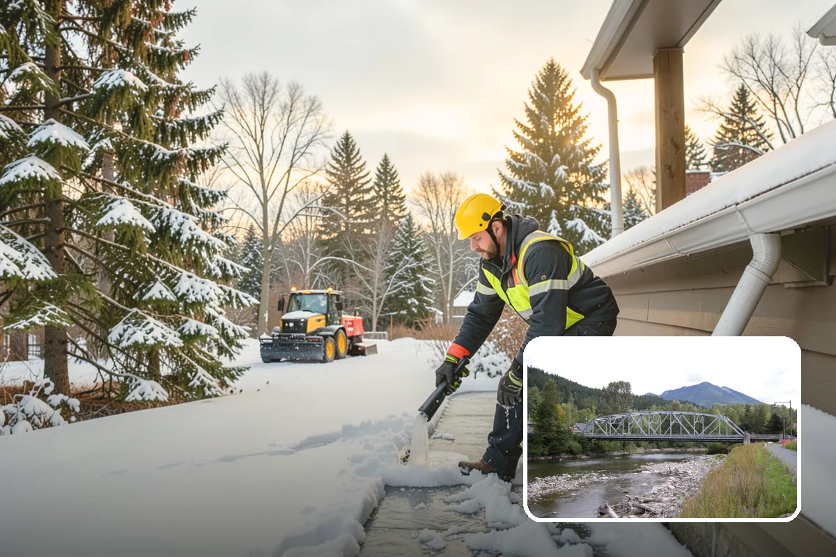 Alleyway Snow Removal in Skykomish, King County, WA - Reaches tight spaces that full-size plows cannot service