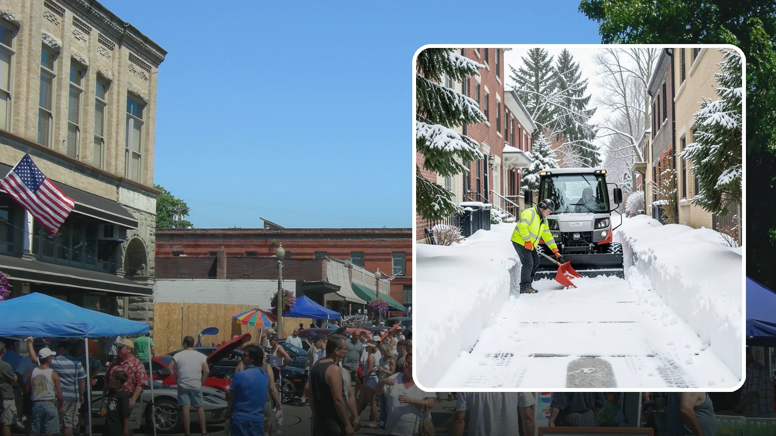 Alleyway Snow Removal in Snohomish, Snohomish County, WA - Clearing of tight urban and residential alleyways that plows cannot easily reach but tenants and trucks still depend on.