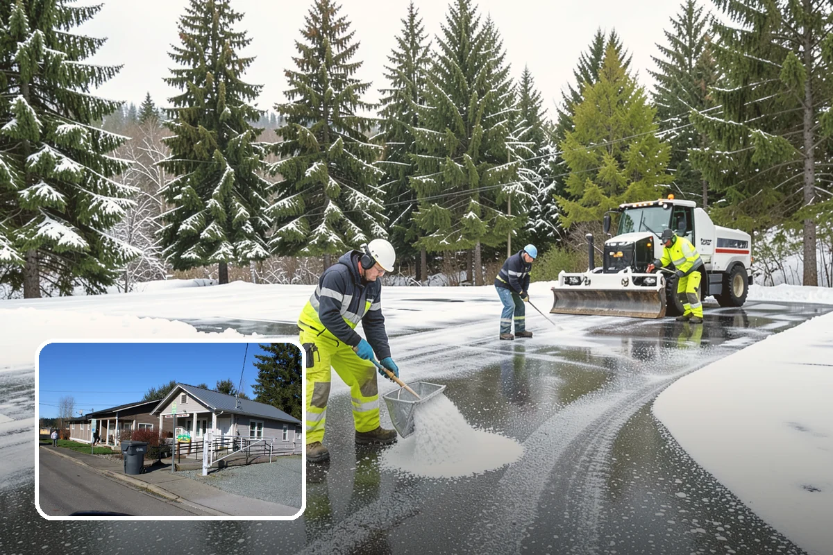 Alleyway Snow Removal in South Prairie, Pierce County, WA - Reaches tight spaces that full-size plows cannot service