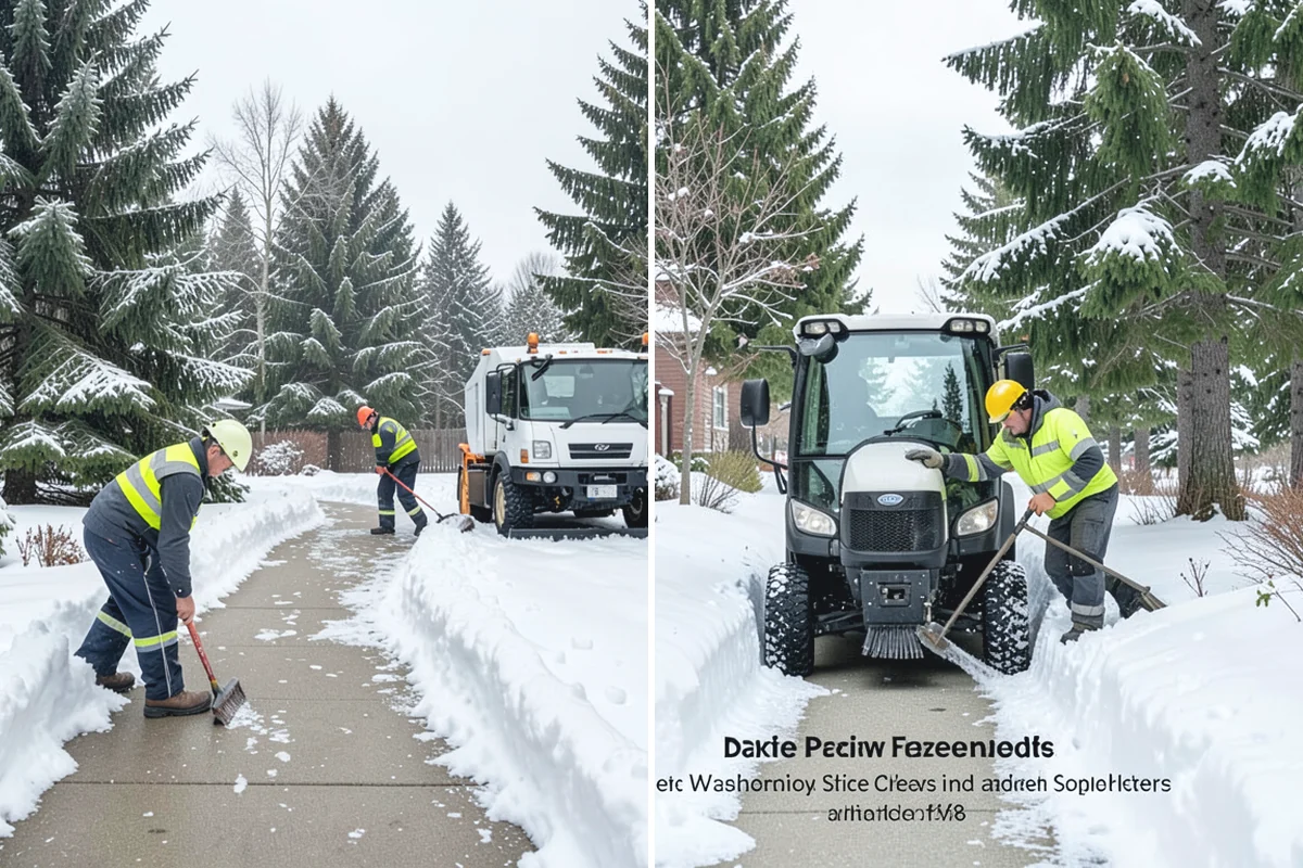 Alleyway Snow Removal in South Prairie, Pierce County, WA - Clear the alley with compact equipment sized to the width