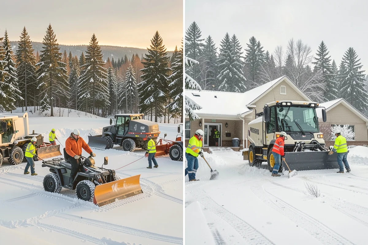 Alleyway Snow Removal in Stanwood, Snohomish County, WA - Clear the alley with compact equipment sized to the width