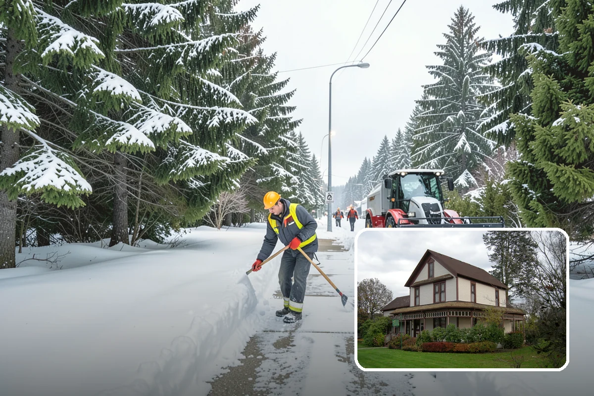 Alleyway Snow Removal in Sumner, Pierce County, WA - Reaches tight spaces that full-size plows cannot service