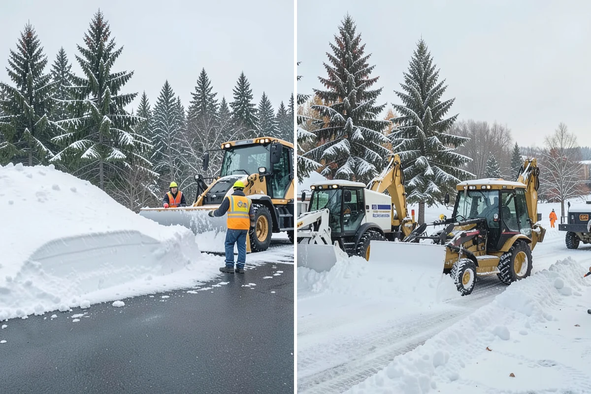 Alleyway Snow Removal in Sumner, Pierce County, WA - Clear the alley with compact equipment sized to the width