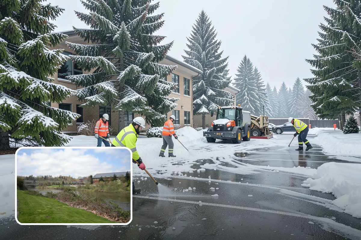 Alleyway Snow Removal in Tukwila, King County, WA - Reaches tight spaces that full-size plows cannot service