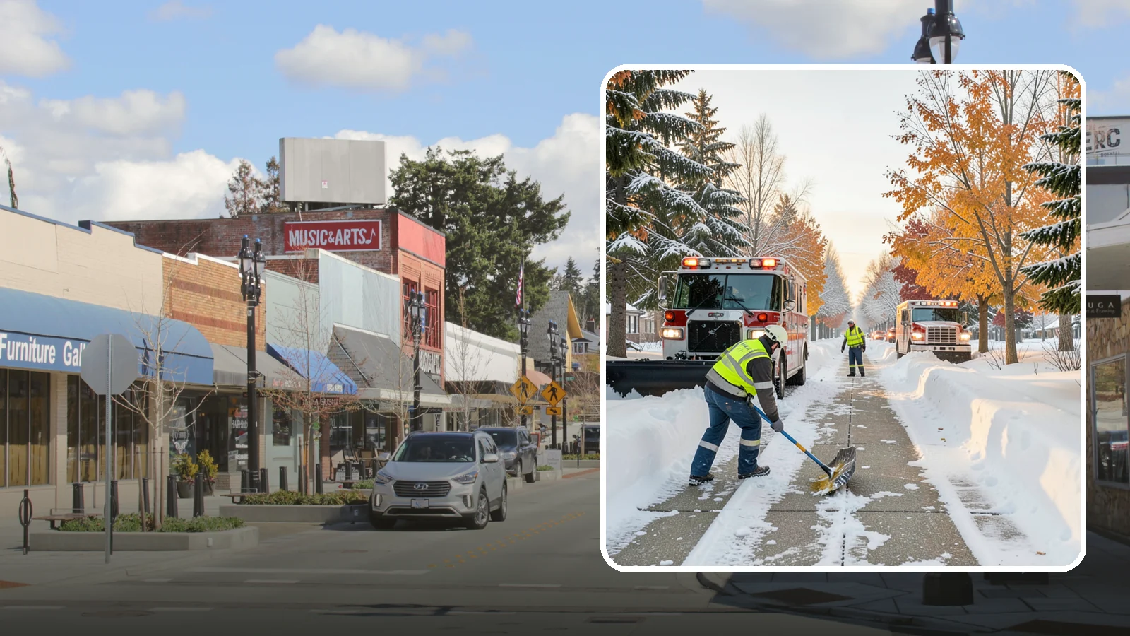 Ambulance Access Clearing in Bothell, King County, WA - We prioritize clearing the routes ambulances and medical transport use so care is never delayed by snow.