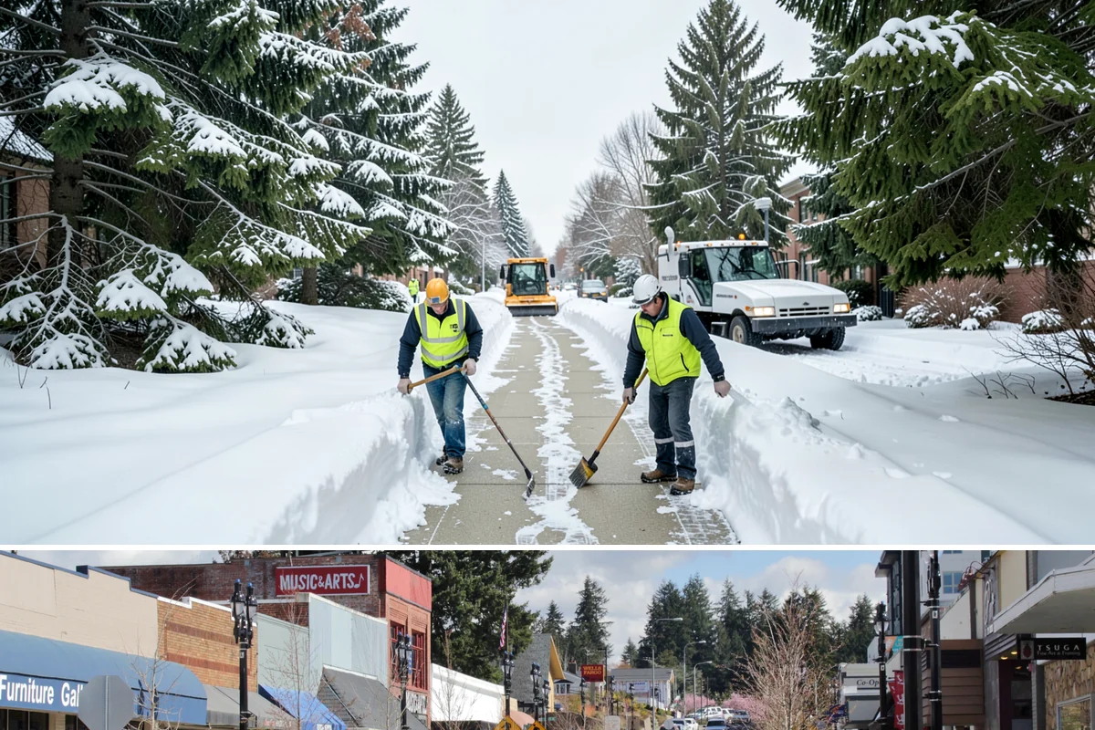 Ambulance Access Clearing in Bothell, King County, WA - Reliable medical access is critical throughout winter, with peak need during snow events from December through February.