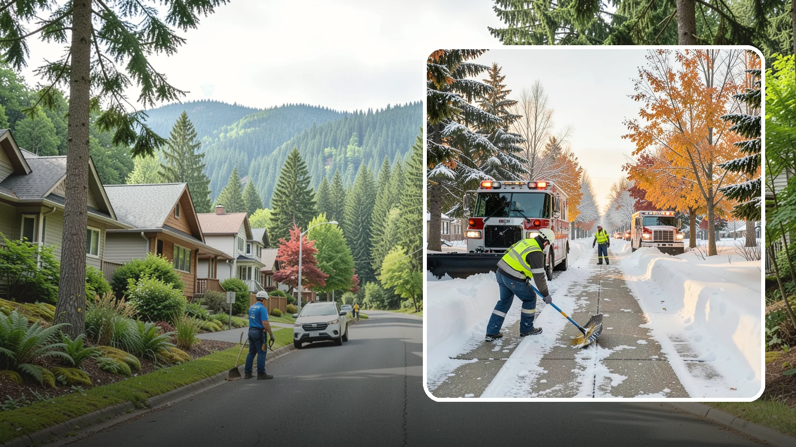Ambulance Access Clearing in Darrington, Snohomish County, WA - We prioritize clearing the routes ambulances and medical transport use so care is never delayed by snow.