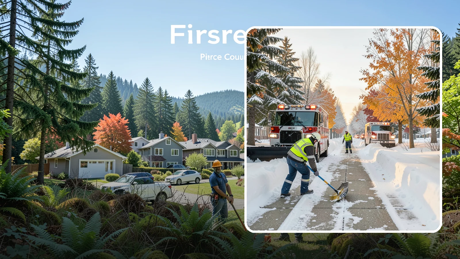 Ambulance Access Clearing in Fircrest, Pierce County, WA - We prioritize clearing the routes ambulances and medical transport use so care is never delayed by snow.