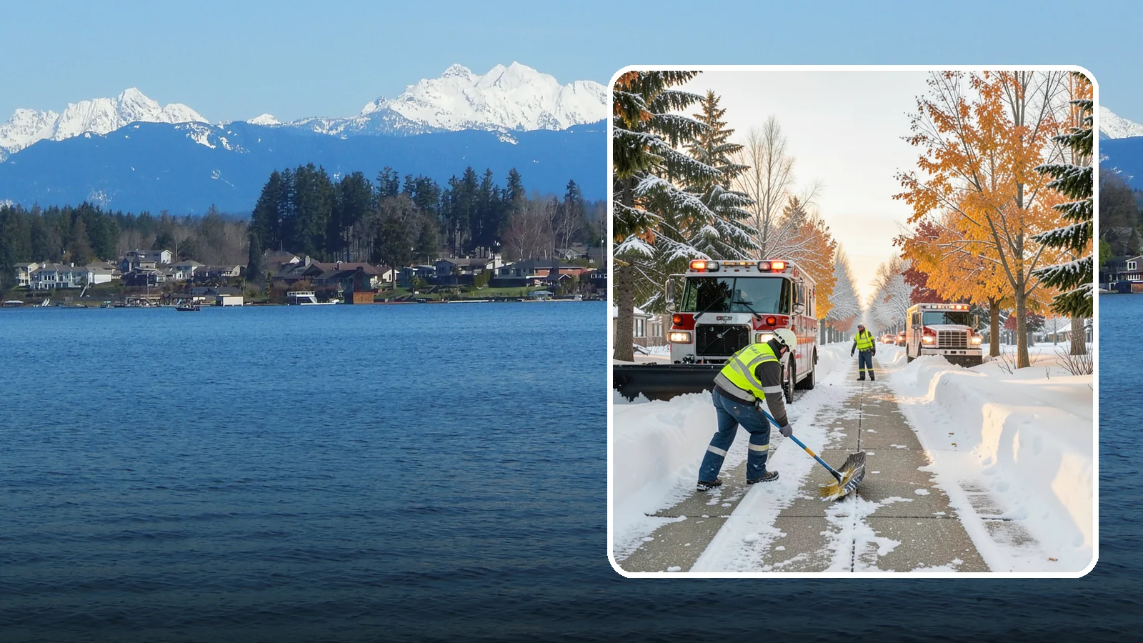 Ambulance Access Clearing in Lake Stevens, Snohomish County, WA - We prioritize clearing the routes ambulances and medical transport use so care is never delayed by snow.