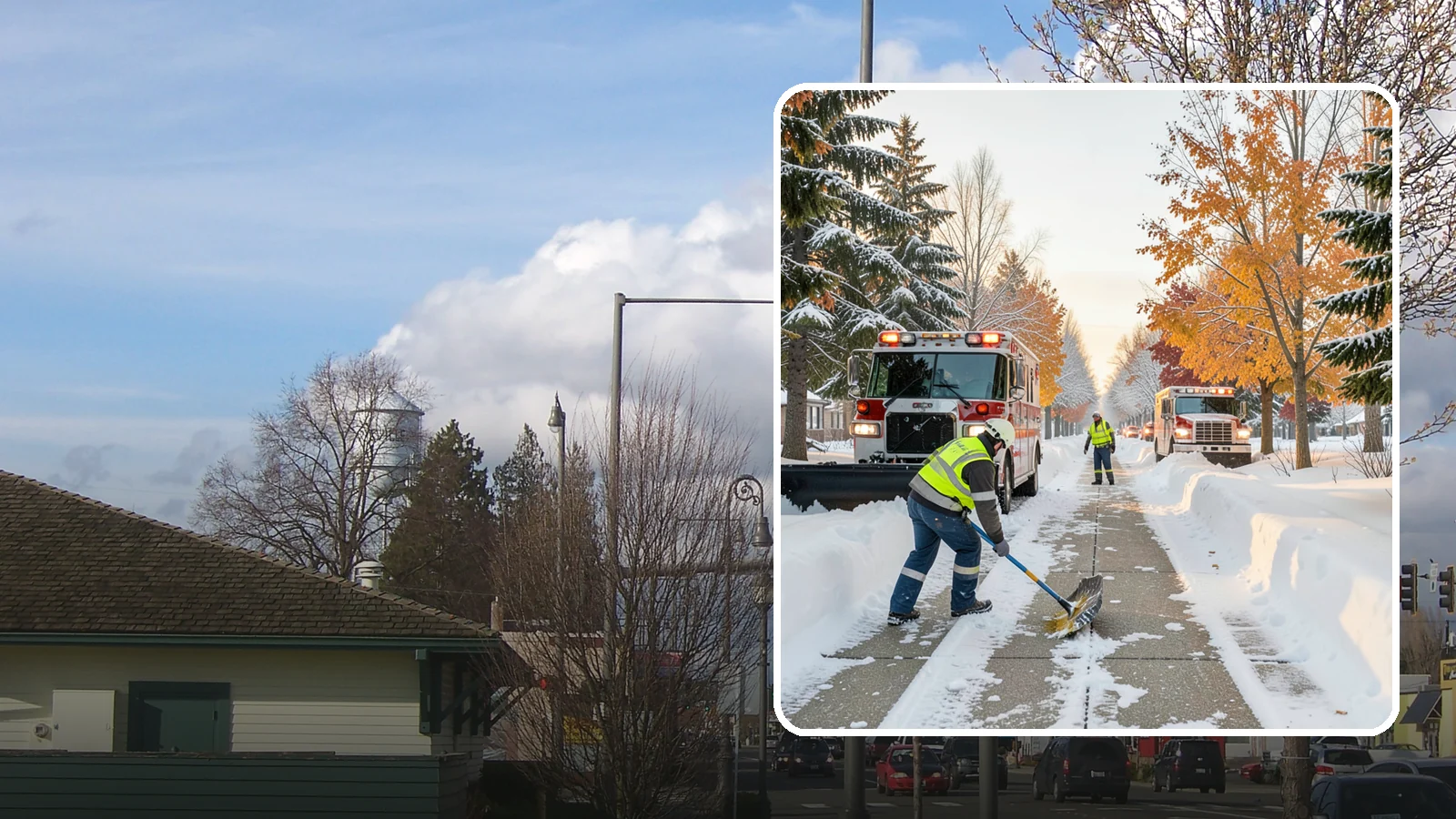 Ambulance Access Clearing in Marysville, Snohomish County, WA - We prioritize clearing the routes ambulances and medical transport use so care is never delayed by snow.