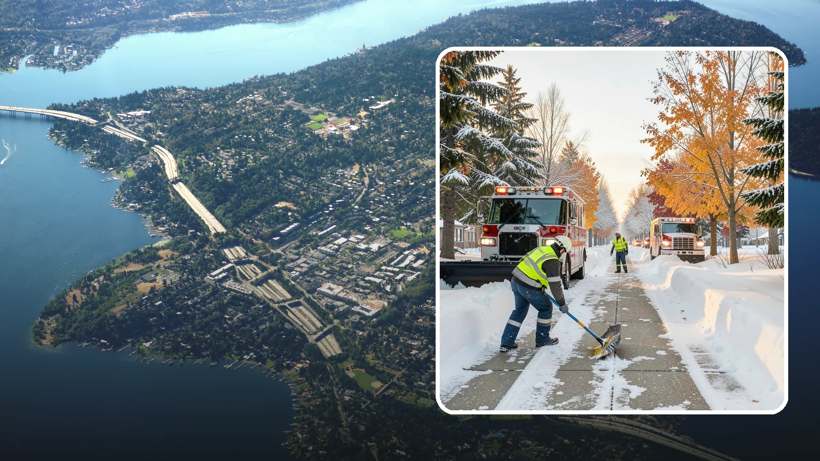 Ambulance Access Clearing in Mercer Island, King County, WA - We prioritize clearing the routes ambulances and medical transport use so care is never delayed by snow.